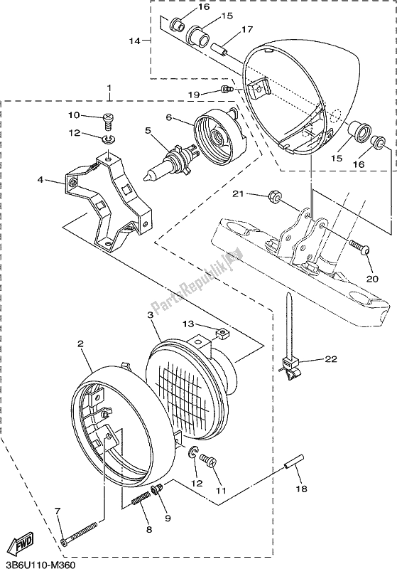 Yamaha xvs 650 parts deals